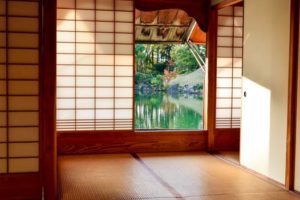 Tatami meditation room